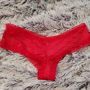 Victoria's Secret Red Cheeky panty